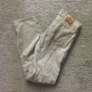 Levi’s Khaki colored Jeans 508